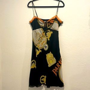 Paris Print Dress